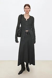 Mohair-Wool Blend Knit Set