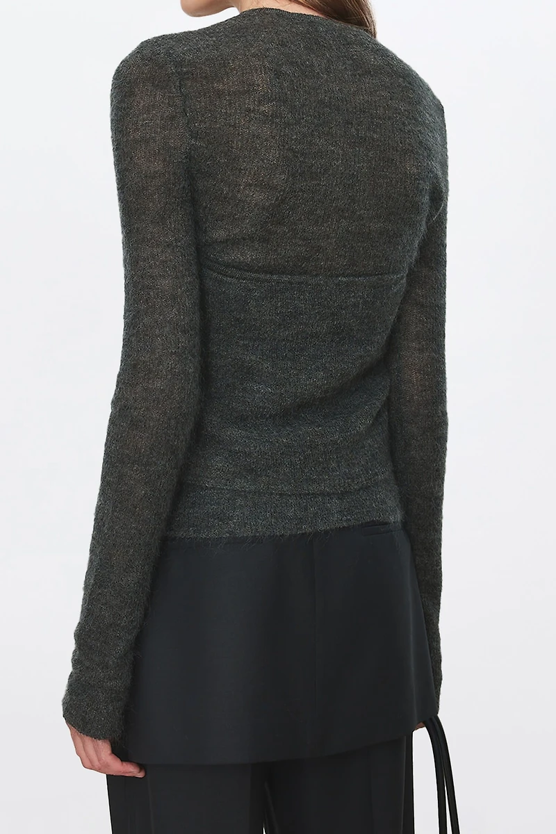 Mohair-Wool Blend Knit Set