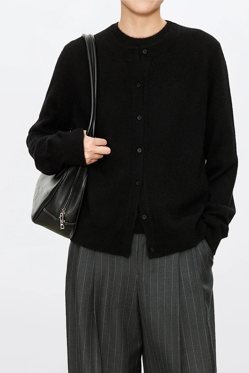 Mulberry Silk Cashmere Cardigan