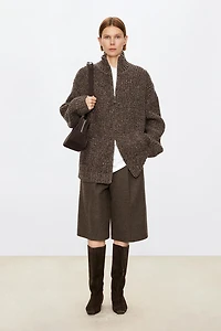 Multi-colored Turtleneck Pullover