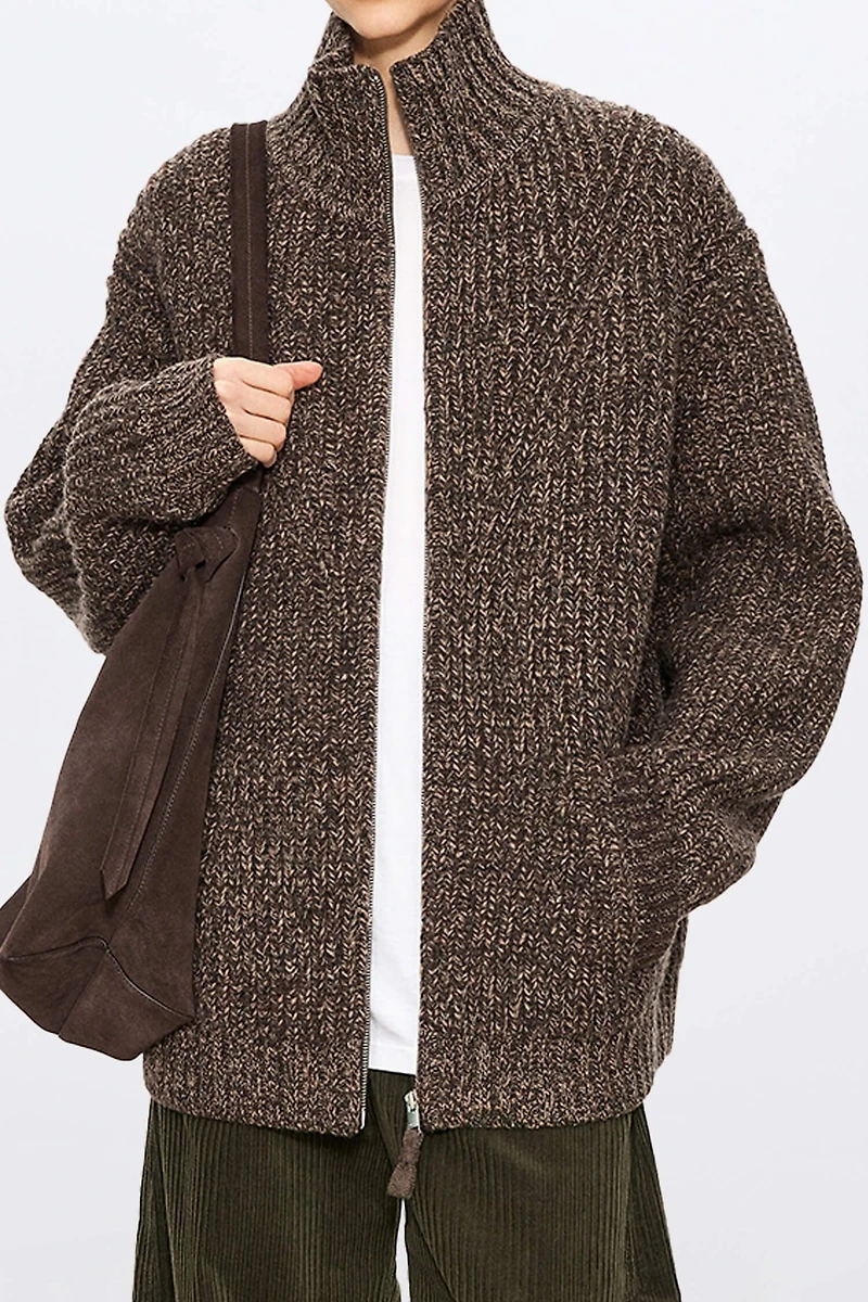 Multi-colored Turtleneck Pullover