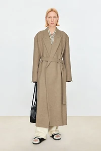 Oversized Wool Double-Layer Coat