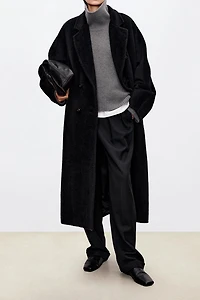 Peruvian 100% Alpaca Classic Double-Breasted Coat