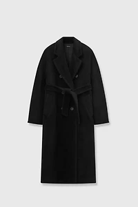 Peruvian 100% Alpaca Classic Double-Breasted Coat