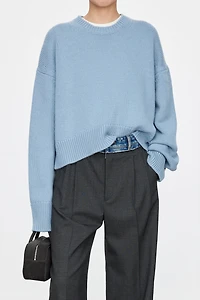 Pure Cashmere Crew Neck Oversized Sweater