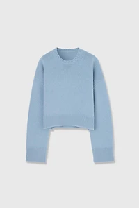 Pure Cashmere Crew Neck Oversized Sweater