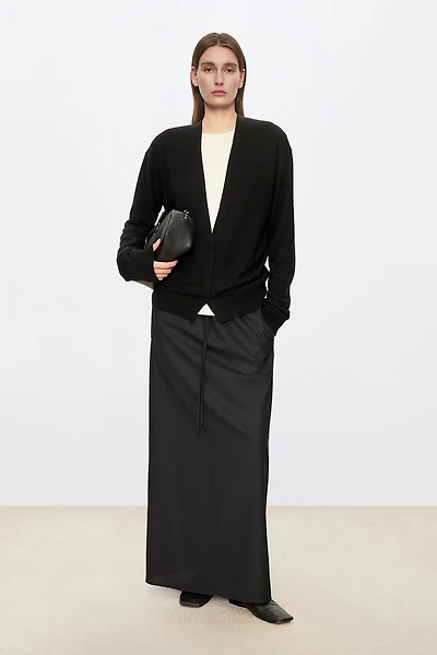 Pure Cashmere Deep V Cardigan