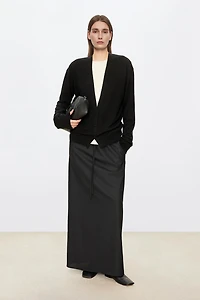 Pure Cashmere Deep V Cardigan