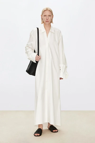 Pure Cotton Oversized Shirt Dress