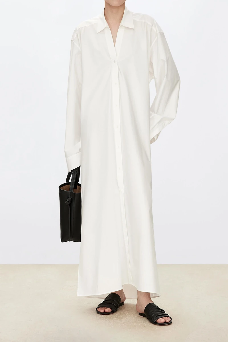 Pure Cotton Oversized Shirt Dress