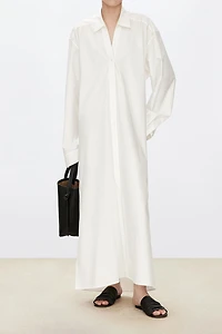 Pure Cotton Oversized Shirt Dress