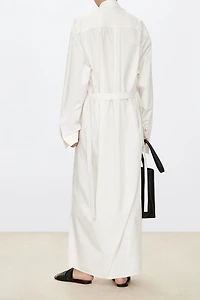 Pure Cotton Oversized Shirt Dress