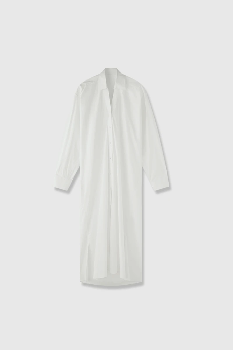 Pure Cotton Oversized Shirt Dress