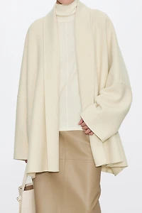 Pure Wool Handcrafted Double-Faced Bathrobe Coat