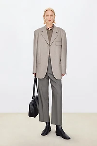 Pure Cashmere Belted Blazer