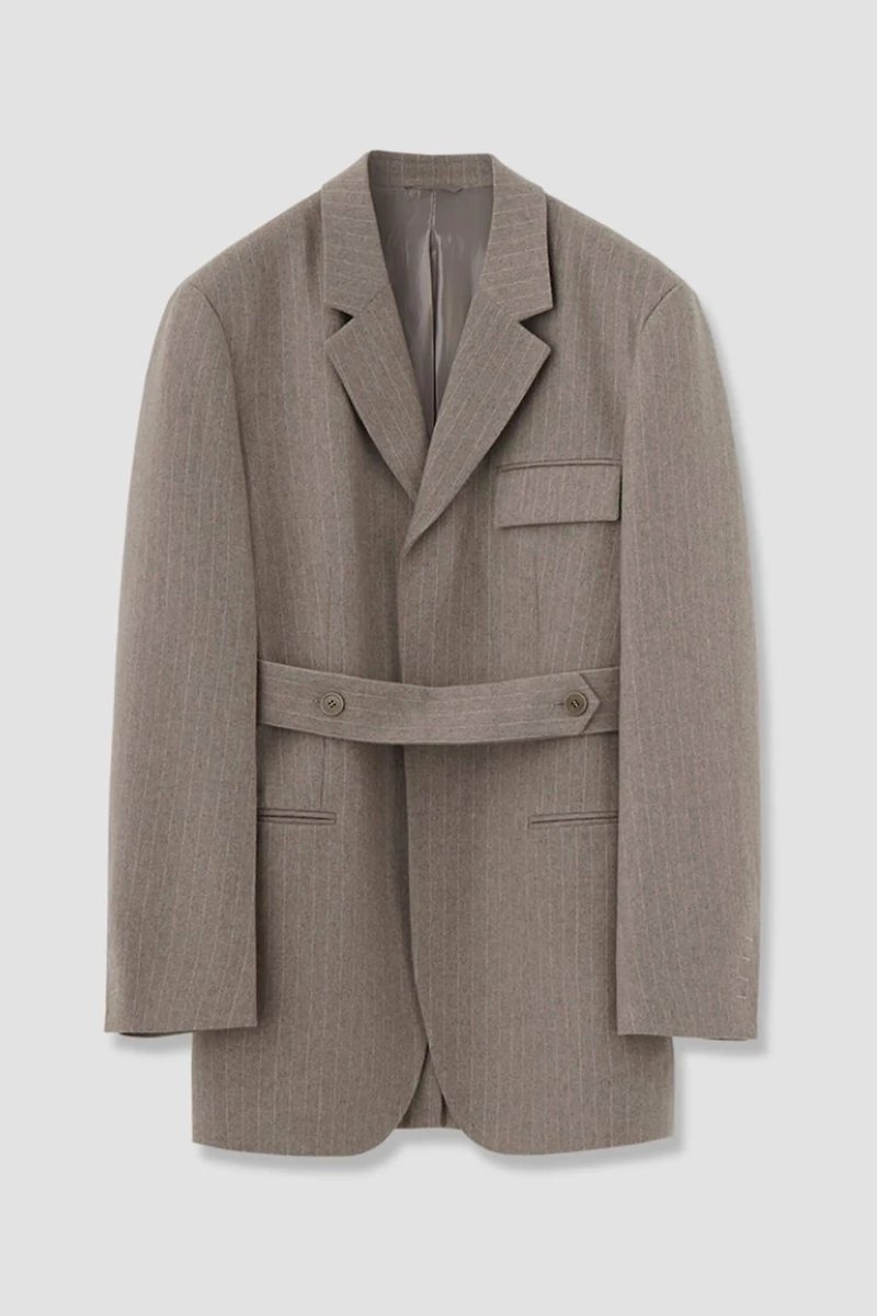 Pure Cashmere Belted Blazer