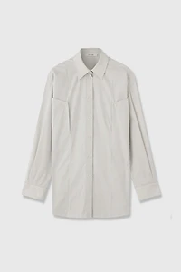 Pure Cotton Striped Patchwork Shirt