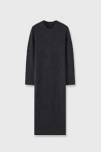 Pure Wool Longline Dress