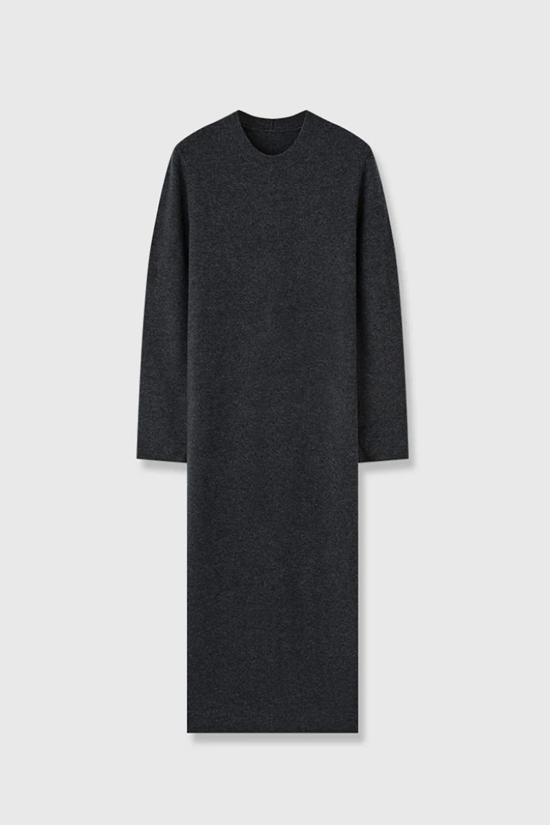 Pure Wool Longline Dress