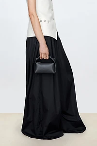 Refined Silk-Wool Pleated Palazzo Pants