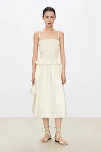 Resort Style A-Line Silk Skirt