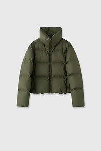 Reversible Stand-Collar Down Jacket