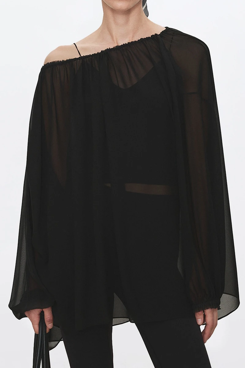 Reversible Silk Blouse