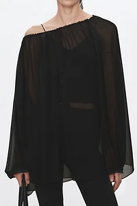 Reversible Silk Blouse
