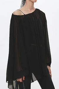 Reversible Silk Blouse