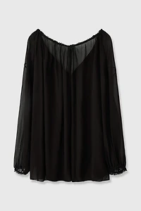 Reversible Silk Blouse