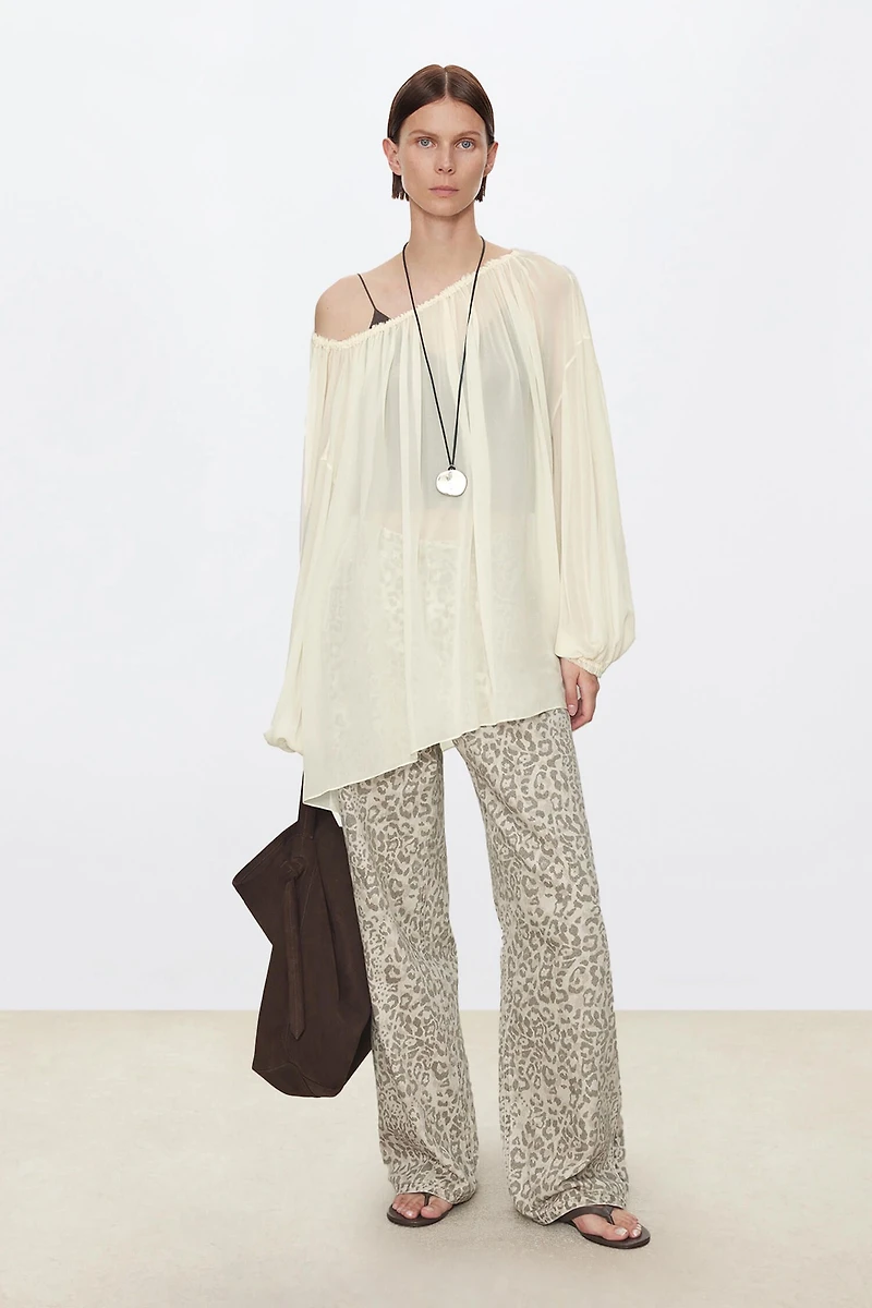Reversible Silk Blouse
