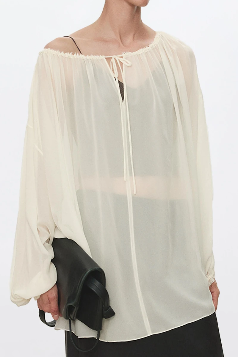 Reversible Silk Blouse