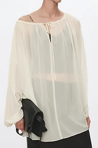 Reversible Silk Blouse