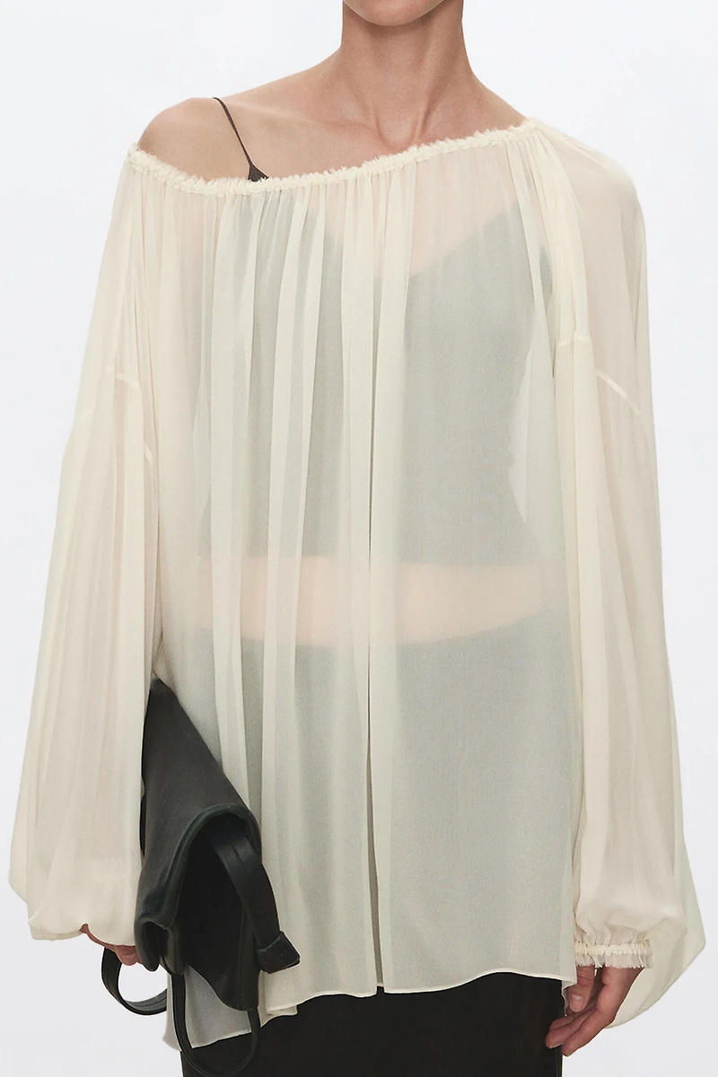 Reversible Silk Blouse