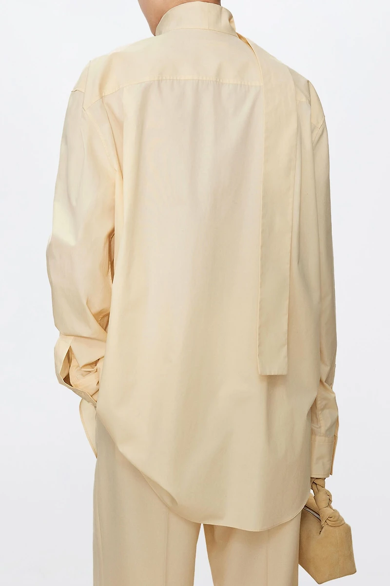 Ribbon-Detail Fashion Shirt