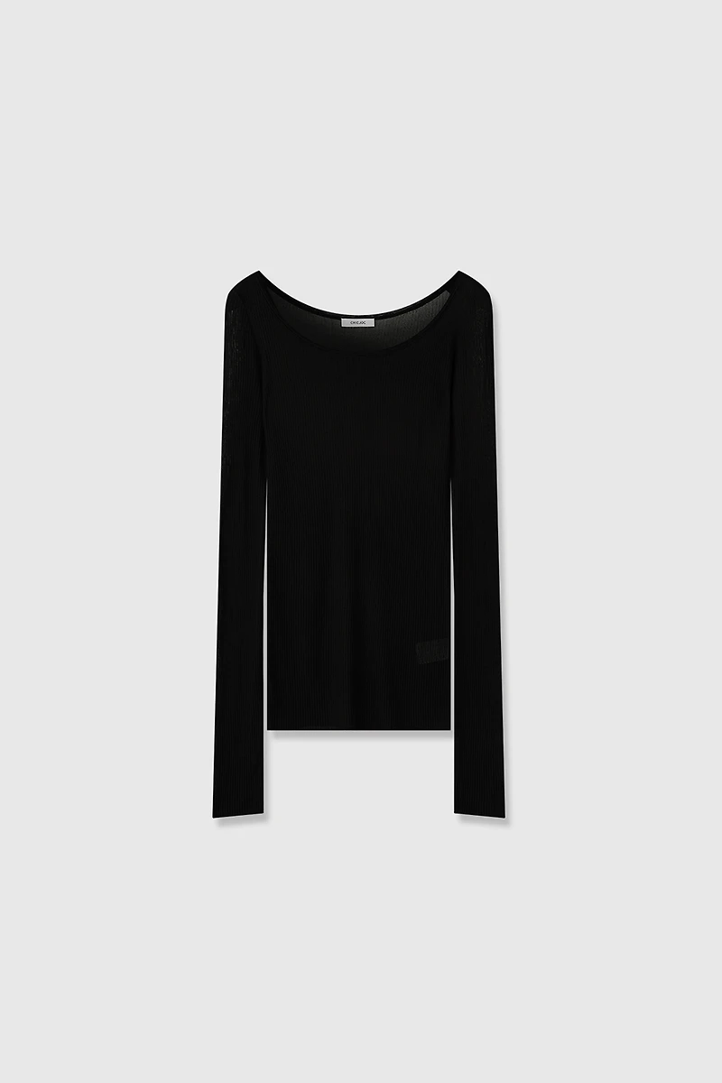 Sheer Silk Base Layer Top