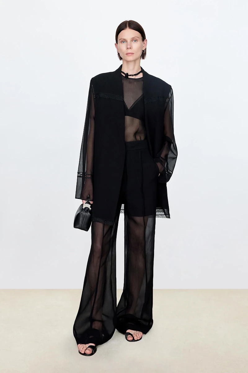 Silk Layered Blazers