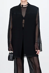 Silk Layered Blazers