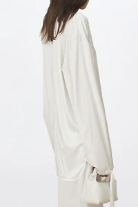 Silk Satin French Court Style Shirt