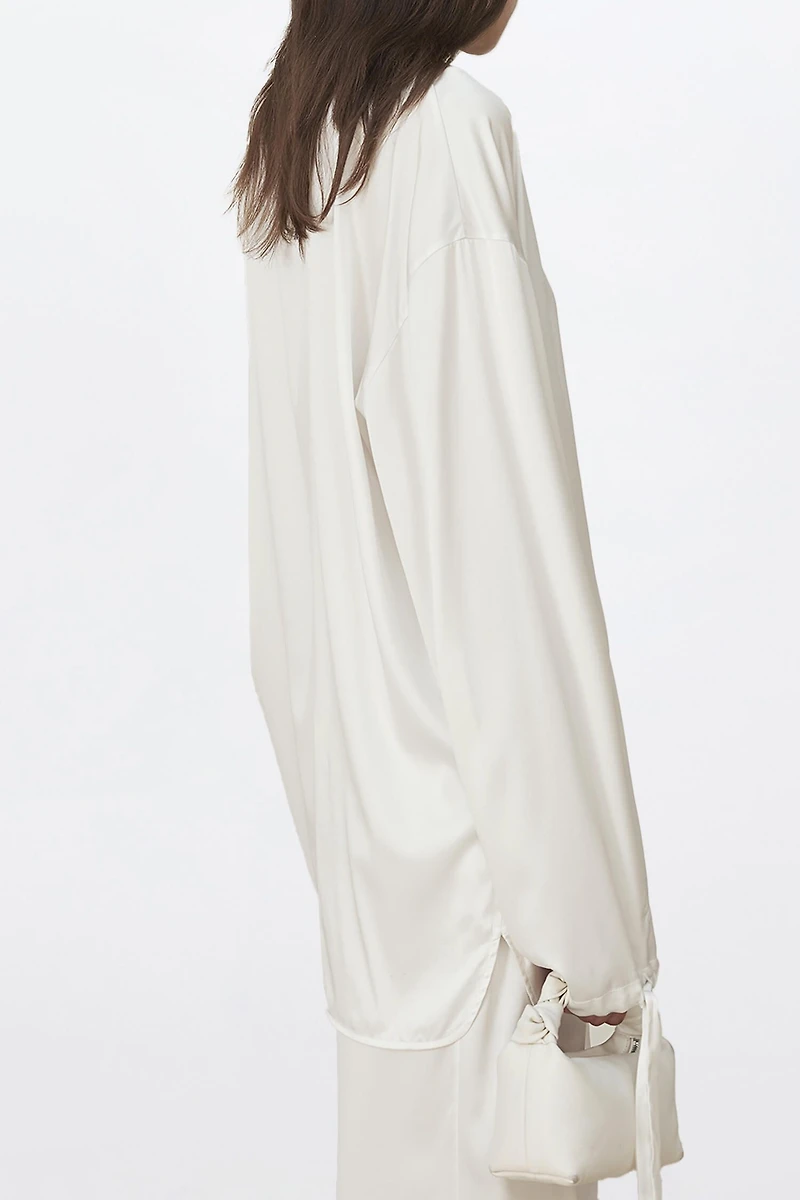 Silk Satin French Court Style Shirt
