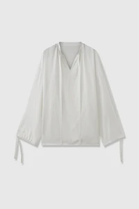Silk Satin French Court Style Shirt
