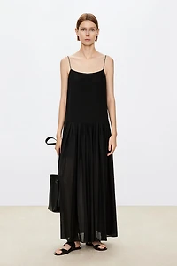 Silk Strappy Dress