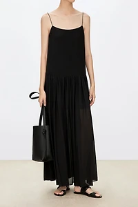 Silk Strappy Dress