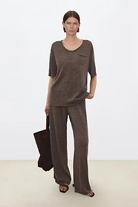 Silk-Wool Blend T-shirt