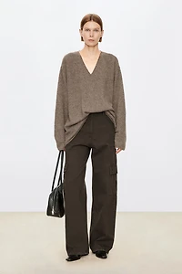 Silk & Cashmere UV Collar Sweater