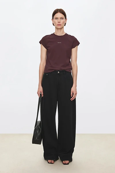 Soft Drape Cool Tencel-Cotton Denim Pants