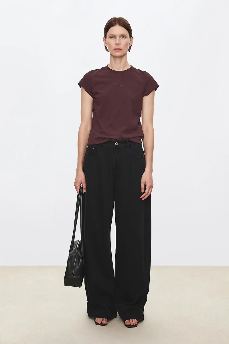 Soft Drape Cool Tencel-Cotton Denim Pants