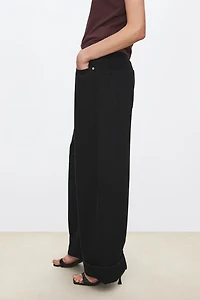 Soft Drape Cool Tencel-Cotton Denim Pants