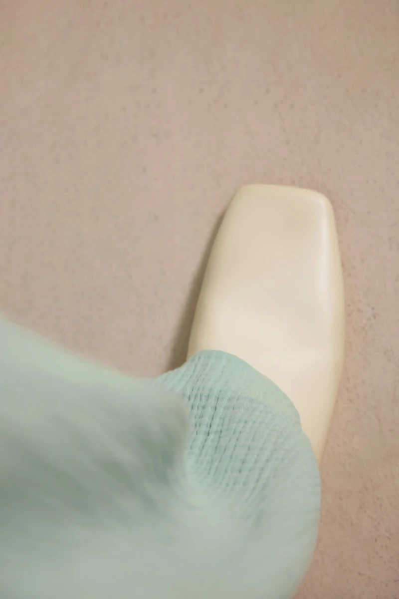 Spanish Lambskin Suede Square-Toe Mules