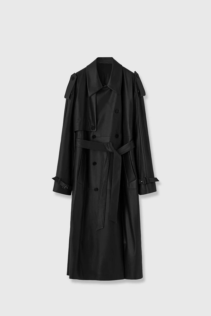 Spanish Lambskin Trench Coat